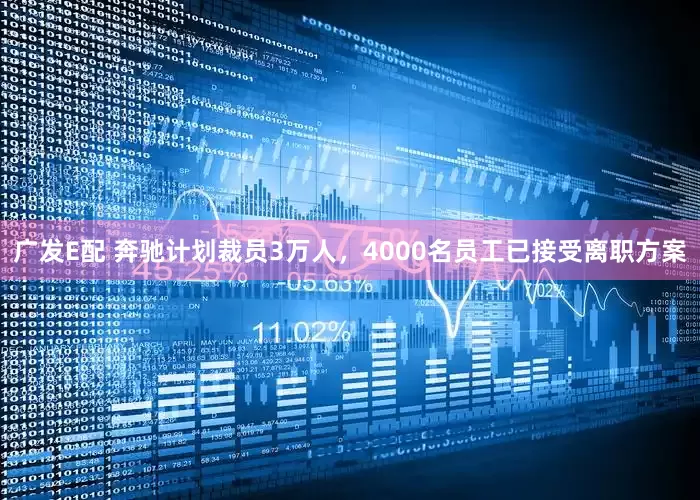 广发E配 奔驰计划裁员3万人，4000名员工已接受离职方案